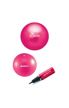 Delta 85 Cm Pilates Topu 25 Cm Mini Denge Topu ve Pompası Seti Delta 85 Cm Pilates Topu 25 Cm Mini Denge Topu ve Pompası Seti