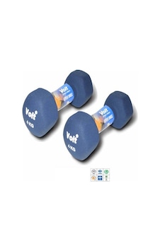 Voit 4 KG x 2 Adet Altıgen Neopren Dambıl