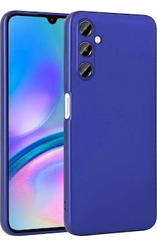 Galaxy Uyumlu A05s Kılıf Zore Premier Silikon Kapak Saks Mavi