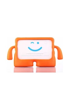 Galaxy Uyumlu  Tab 4 T280 - Bls Store İbuy Standlı Tablet Kılıf-turuncu Arka Kapak