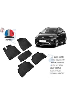 Hyundai Bayon 2021 2022 2023 Araca Özel 4d Havuzlu Paspas Omsa