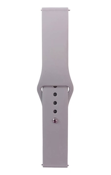 Galaxy Uyumlu Watch 42mm Band Serisi 20mm Klasik Kordon Silikon Strap Kayış-tud Gray Galaxy Uyumlu Watch 42mm Band Serisi 20mm Klasik Kordon Silikon Strap Kayış-tud Gray