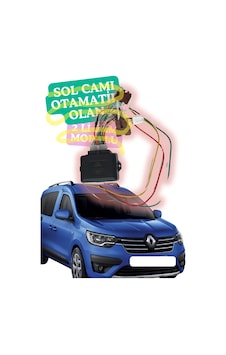 Yerlikit Renault Express 2 Li Cam Modülü Soför Camı Otoamatik Ola