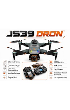 Js39 Dron Çift Lens 50x Zoom Başsız Mod Tek Tuşla Geri Dönüş 4k Hd Kamera Engel Algılama Wifi Cam Drone Uygulama Üzernden Anlık Görüntü Js39 Dron Çift Lens 50x Zoom Başsız Mod Tek Tuşla Geri Dönüş 4k Hd Kamera Engel Algılama Wifi Cam Drone Uygulama Üzernden Anlık Görüntü