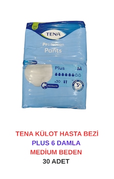 Tena Külot Hasta Bezi Plus 6 Damla Medium Beden 30 Adet M Tena Külot Hasta Bezi Plus 6 Damla Medium Beden 30 Adet M