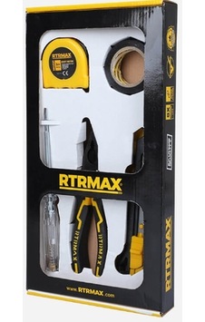 Rtrmax Pense-metre-kontrol Kalemi-e.bant-m.bıcağı-combo 5li Set Rtrmax Pense-metre-kontrol Kalemi-e.bant-m.bıcağı-combo 5li Set