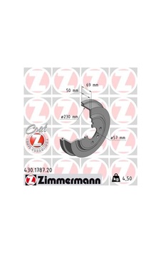 Zimmermann 430.1787.20 Arka Fren Kampanası Opel Astra G Astra H Corsa C 230x48.5x4 4dl 24.02230013.2 Zimmermann 430.1787.20 Arka Fren Kampanası Opel Astra G Astra H Corsa C 230x48.5x4 4dl 24.02230013.2