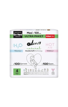 Natural Double Soft Külot Bez Ultra Paket 4 Beden 100 Adet