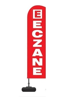 Yerli E Logolu Eczane Yazılı Yelken Yerli E Logolu Eczane Yazılı Yelken