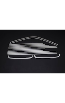 S-dizayn Vw Transporter T5 Uzun Şase Krom Cam Çerçeve Seti 2003-2015 Tek Sürgü
