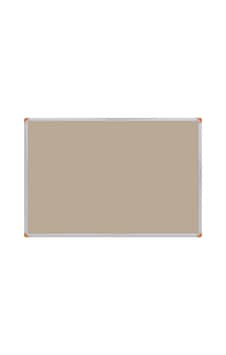 Tr Kumaş Pano 60x90cm Alüminyum Çerçeveli, Bej Genel