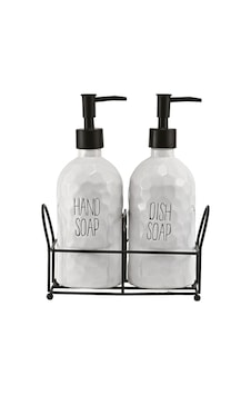 Sapone White 2'li Standlı Sabunluk Sapone White 2'li Standlı Sabunluk