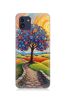 Samsung Galaxy A03 Uyumlu Masalsı Renkli Yolculuk Ağacı Desenli Silikon Kılıf Çok Renkli Samsung Galaxy A03 Uyumlu Masalsı Renkli Yolculuk Ağacı Desenli Silikon Kılıf Çok Renkli
