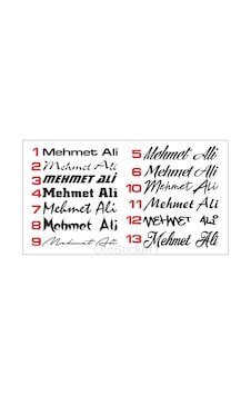 Oto Sticker Size Özel İsim Ad Soyad Yazı Stickeri 1 Adet Eşsiz Yazı Tipleri Oto Sticker Size Özel İsim Ad Soyad Yazı Stickeri 1 Adet Eşsiz Yazı Tipleri