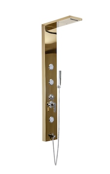 Sam Banyo Fırat Duş Paneli Gold Altın Sam Banyo Fırat Duş Paneli Gold Altın