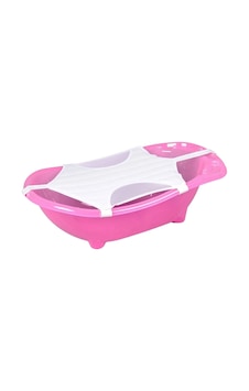 Muju Muju Baby Shower Bebek Banyo Küveti - Küvet Fileli Pembe