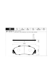 Sangsın Sp1076f Ön Fren Balata Honda Accord Euro 2.0l F20z1 F20b5 A/t Ce8 Ch3 Kasa 96-02 / Cr-v 2.0l B20b3 B20z1 Rd1 Kasa 96-01 / Hr-v 1.6l D16w1 Gh Kasa 99-07 45022s30a00-45022sn7g50-45022ss0g02 1 Takım Sangsın Sp1076f Ön Fren Balata Honda Accord Euro 2.0l F20z1 F20b5 A/t Ce8 Ch3 Kasa 96-02 / Cr-v 2.0l B20b3 B20z1 Rd1 Kasa 96-01 / Hr-v 1.6l D16w1 Gh Kasa 99-07 45022s30a00-45022sn7g50-45022ss0g02 1 Takım