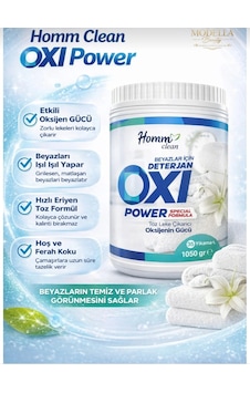 Homm Clean Oxi Power Beyazlar İçin Kutu Deterjan 1050 G