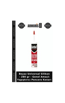 Beyaz Universal Silikon - 280 Gr - Genel Amaçlı Yapıştırıcı Pencere Kenarı Beyaz Universal Silikon - 280 Gr - Genel Amaçlı Yapıştırıcı Pencere Kenarı