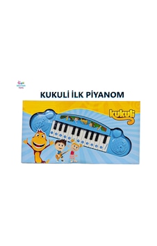 Kukuli İlk Elektronik Piyanom Mavi Oyuncak Piyano Kukuli Şarkılı Kutulu Kukuli İlk Elektronik Piyanom Mavi Oyuncak Piyano Kukuli Şarkılı Kutulu