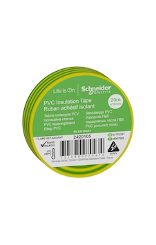 Schneider Thorsman İzolasyon Bandı 19MMx20MT Sarı/Yeşil - 2420105