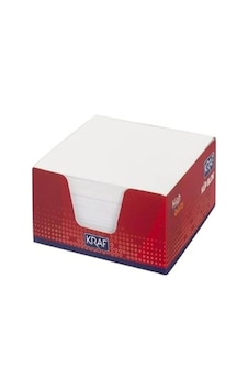 Kraf Küp Blok 8x8cm Beyaz Not Kağıdı - 2 Adet Kraf Küp Blok 8x8cm Beyaz Not Kağıdı - 2 Adet