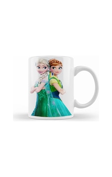 Anna Frozen Fever Elsa Frozen Kupa Bardak Porselen No28347 Karışık