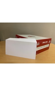 Buklet Zarf 11X22 110 G Silikonlu Düz Buklet Zarf 11X22 110 G Silikonlu Düz
