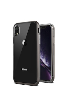 Vrs Apple Uyumlu iPhone Xr Crystal Bumper Kılıf Metallic Black Vrs Apple Uyumlu iPhone Xr Crystal Bumper Kılıf Metallic Black