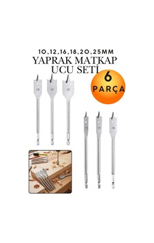 6'lı Yaprak Matkap Ucu Seti: Ahşap, Sunta, Plastik Ve Alçıpan İçin Hassas Delik Delici Ve Daire Açıcı Bits Uç Takımı Hızlı, Pürüzsüz Ve Hassas Kesim Sağlayan Dayanıklı Bits Uç Seti 6'lı Yaprak Matkap Ucu Seti: Ahşap, Sunta, Plastik Ve Alçıpan İçin Hassas Delik Delici Ve Daire Açıcı Bits Uç Takımı Hızlı, Pürüzsüz Ve Hassas Kesim Sağlayan Dayanıklı Bits Uç Seti