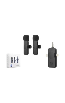 Kablosuz Çiftli Yaka Mikrofon Seti Type-c Lightning 3.5 Mm Siyah Hdx2782 Tg 5klfk5h Kablosuz Çiftli Yaka Mikrofon Seti Type-c Lightning 3.5 Mm Siyah Hdx2782 Tg 5klfk5h