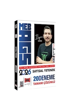 Yargı Yayınları 2026 Meb-ags Sayısal Yetenek Tamamı Çözümlü 20 Deneme İlyas Güneş Yargı Yayınları 2026 Meb-ags Sayısal Yetenek Tamamı Çözümlü 20 Deneme İlyas Güneş