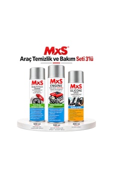 Mxs Araç Temizlik Ve Bakım Seti 3'lü-mxs Fren Balata Temizleme Spreyi 500 Ml, Mxs Susuz Motor Temizleme Spreyi 500 Ml, Mxs Silikon Sprey 400 Ml Mxs Araç Temizlik Ve Bakım Seti 3'lü-mxs Fren Balata Temizleme Spreyi 500 Ml, Mxs Susuz Motor Temizleme Spreyi 500 Ml, Mxs Silikon Sprey 400 Ml