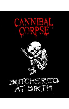 Zepplin Giyim Cannibal Corpse Butchered At Birth Büyük Sırt Patch Yama Siyah Zepplin Giyim Cannibal Corpse Butchered At Birth Büyük Sırt Patch Yama Siyah