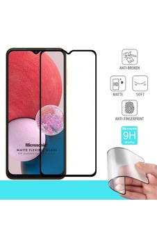 Microsonic Samsung Galaxy Uyumlu A13 4g Seramik Matte Flexible Ekran Koruyucu Siyah