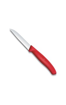 6.7431.c1 Swiss Classic 8cm Tırtıklı Soyma Bıçağı, Kırmızı 6.7431.c1 Swiss Classic 8cm Tırtıklı Soyma Bıçağı, Kırmızı