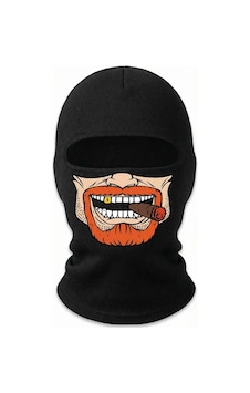 Geesglobal Unisex Sakallı Puro Baskılı Balaklava 1 Adet Tek Beden Viskoz Kask İçi Outdoor Maske Renkli Geesglobal Unisex Sakallı Puro Baskılı Balaklava 1 Adet Tek Beden Viskoz Kask İçi Outdoor Maske Renkli