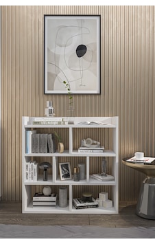 7 Bölmeli Kitaplık,raflı Kitaplık,beyaz,95 Cm,dekoratif Kitaplık Beyaz 7 Bölmeli Kitaplık,raflı Kitaplık,beyaz,95 Cm,dekoratif Kitaplık Beyaz