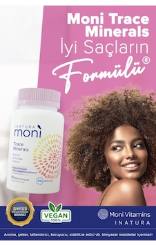 Inatura Moni Trace Minerals Biotin & At Kuyruğu Ekstresi 120 Kapsül