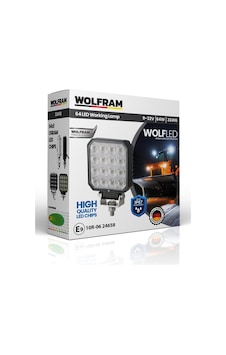 Wolfram Wolf Serisi 32416 Çalışma Lambası Kare Large 5440 Lümen Flood - Wolfram 32416 Wolfram Wolf Serisi 32416 Çalışma Lambası Kare Large 5440 Lümen Flood - Wolfram 32416