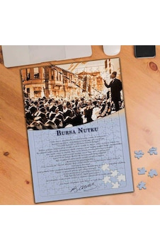 Atatürk Bursa Nutku 240 Parça Puzzle Yapboz-74846