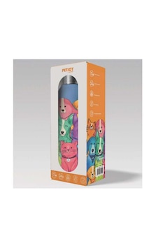 M-pets Petjoy Purrefect Petfamily Mavi Termos 500 Ml M-pets Petjoy Purrefect Petfamily Mavi Termos 500 Ml