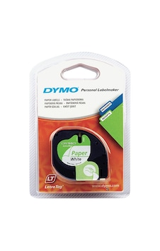 Dymo Letratag Beyaz Kağıt Şerit 59421 12MM X 4 Metre Dymo Letratag Beyaz Kağıt Şerit 59421 12MM X 4 Metre