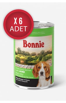 Kuzu Etli Sos İçinde Et Parçacıklı Köpek Konservesi 400g X 6 Adet Kuzu Etli Sos İçinde Et Parçacıklı Köpek Konservesi 400g X 6 Adet