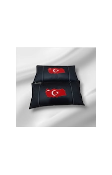 Boyun Yastığı Derili Türk Bayrağı Dikişli - 639001877 Diğer