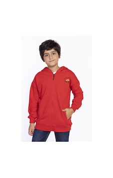 Toontoy Erkek Çocuk Baskılı Kapşonlu Hırka Kırmızı Toontoy Erkek Çocuk Baskılı Kapşonlu Hırka Kırmızı