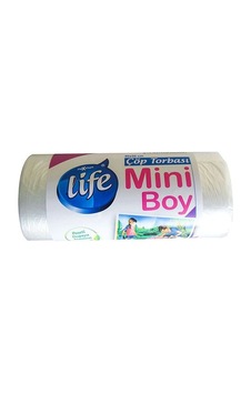 Life Mini Boy Çöp Torbası Şeffaf 40 x 50 CM
