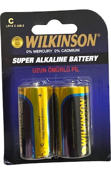 Wılkınson Lr 14 Süper Alkalıne Orta Pil 2 Li Wılkınson Lr 14 Süper Alkalıne Orta Pil 2 Li