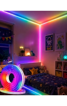 16 Milyon Renk Rgb Neon Şerit Led İç Ve Dış Mekan Dekor Işığı 16 Milyon Renk Rgb Neon Şerit Led İç Ve Dış Mekan Dekor Işığı