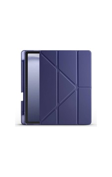 Aksesuarcim A9 Sm-x210 X215 X216 X218 İle Uyumlu Kılıf Silikon Yumuşak Kalem Bölmeli Esnek 4 Farklı Stand Olabilen Tablet Kılıfı Lacivert Sku: Zeusb0fhj89pxd Arka Kapak